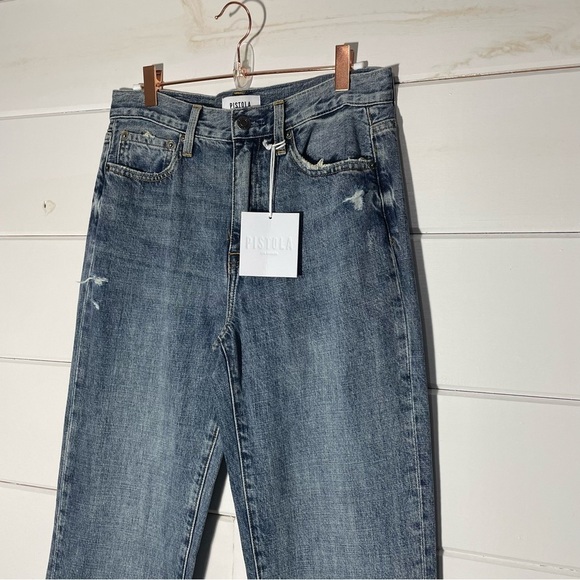 Pistola Stevie High Rise Relaxed Flare Jean In Pulse - Picture 4 of 10